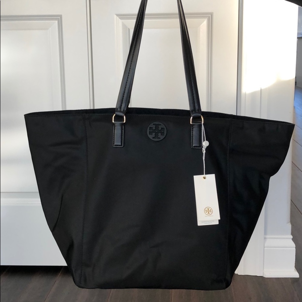 Tory Burch tilda nylon tote black